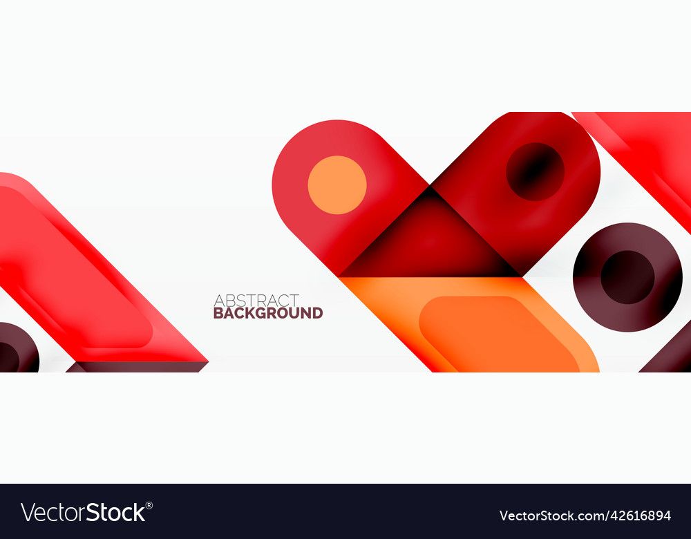 Square and circle minimal abstract background Vector Image Square and circle minimal abstract background