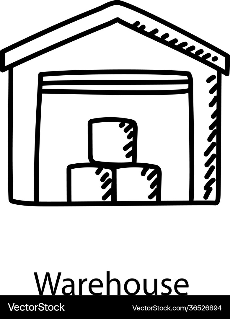 Warehouse Royalty Free Vector Image - VectorStock