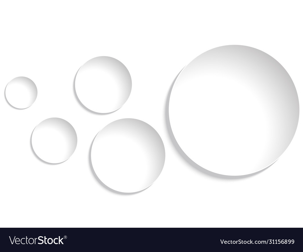 Abstract background with paper circles