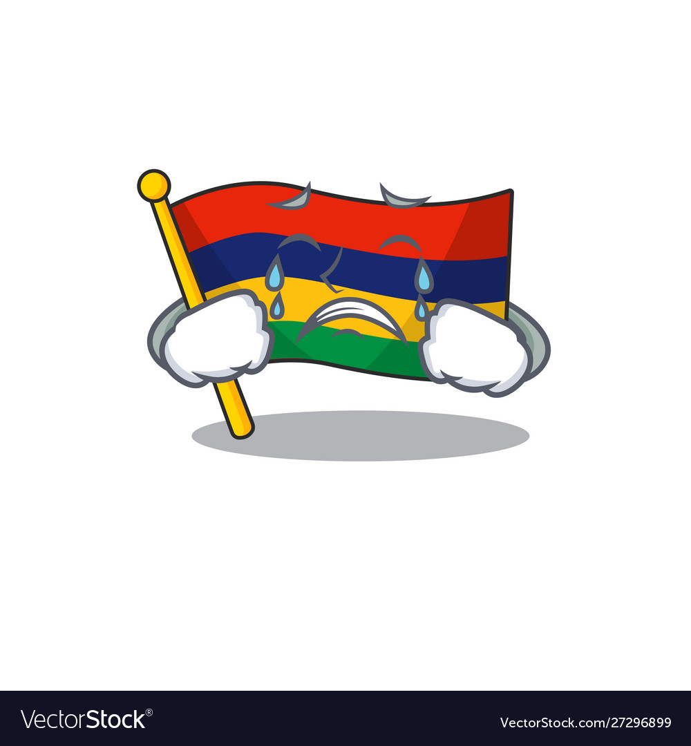 Crying flag mauritius kept in mascot cupboard