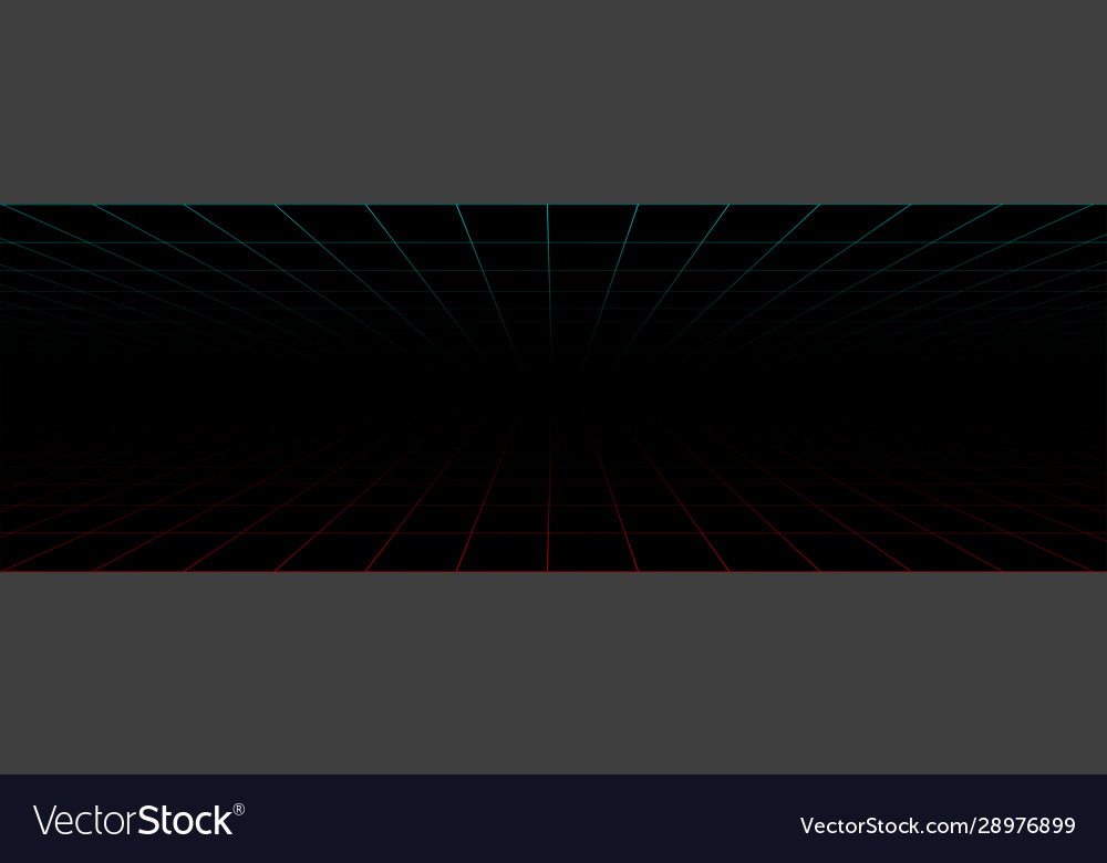 Grid lines in perspective abstract background vector image Grid lines in perspective abstract background