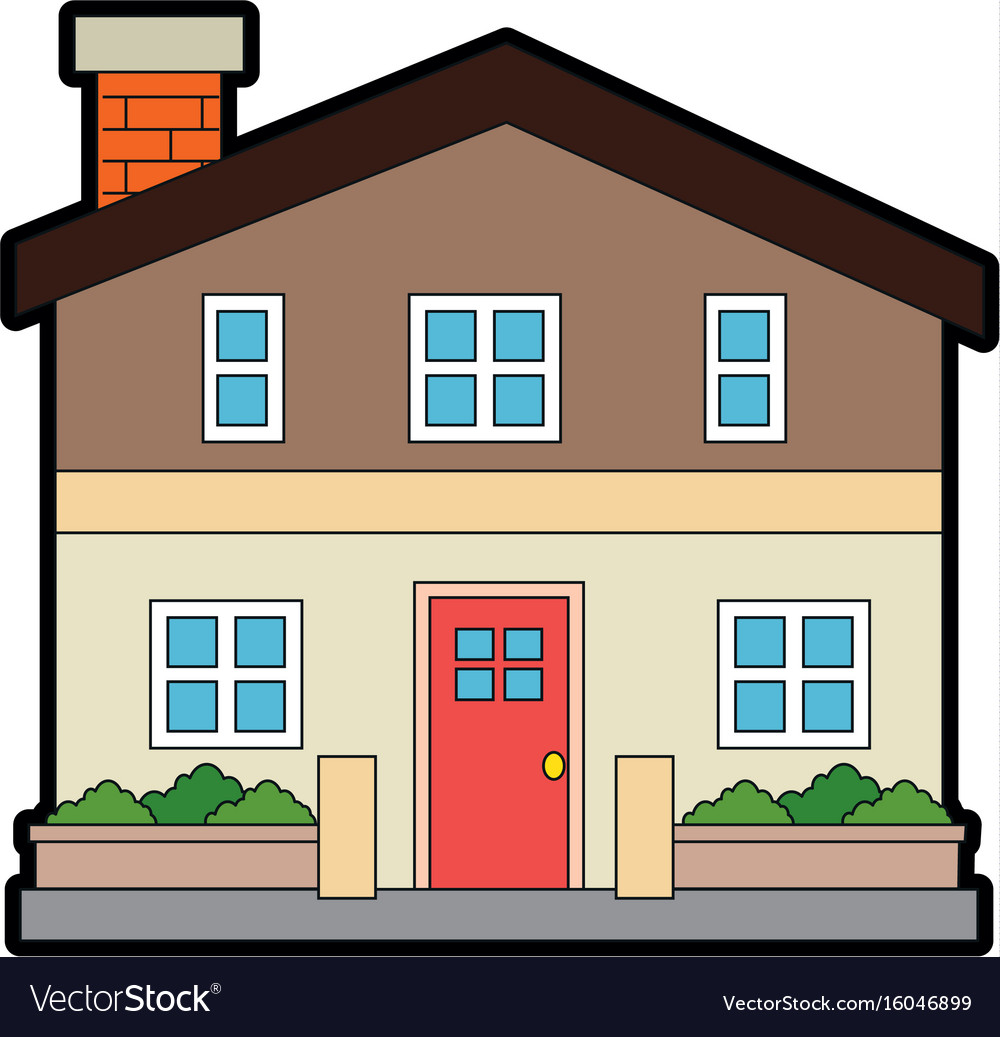 House real estate Royalty Free Vector Image - VectorStock