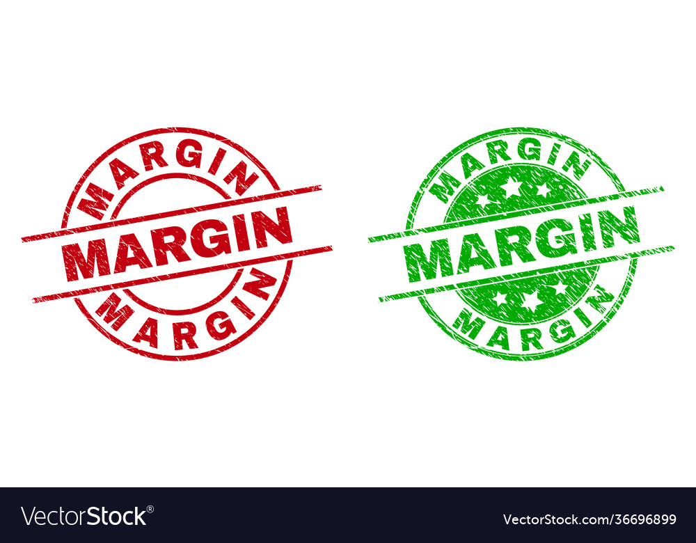 Margin round stamp seals using corroded style