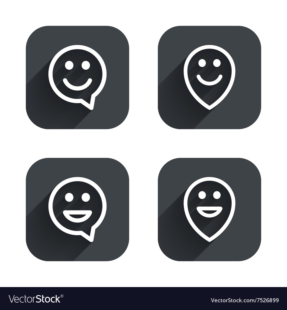 Speech Bubble Pointer Icons - Set