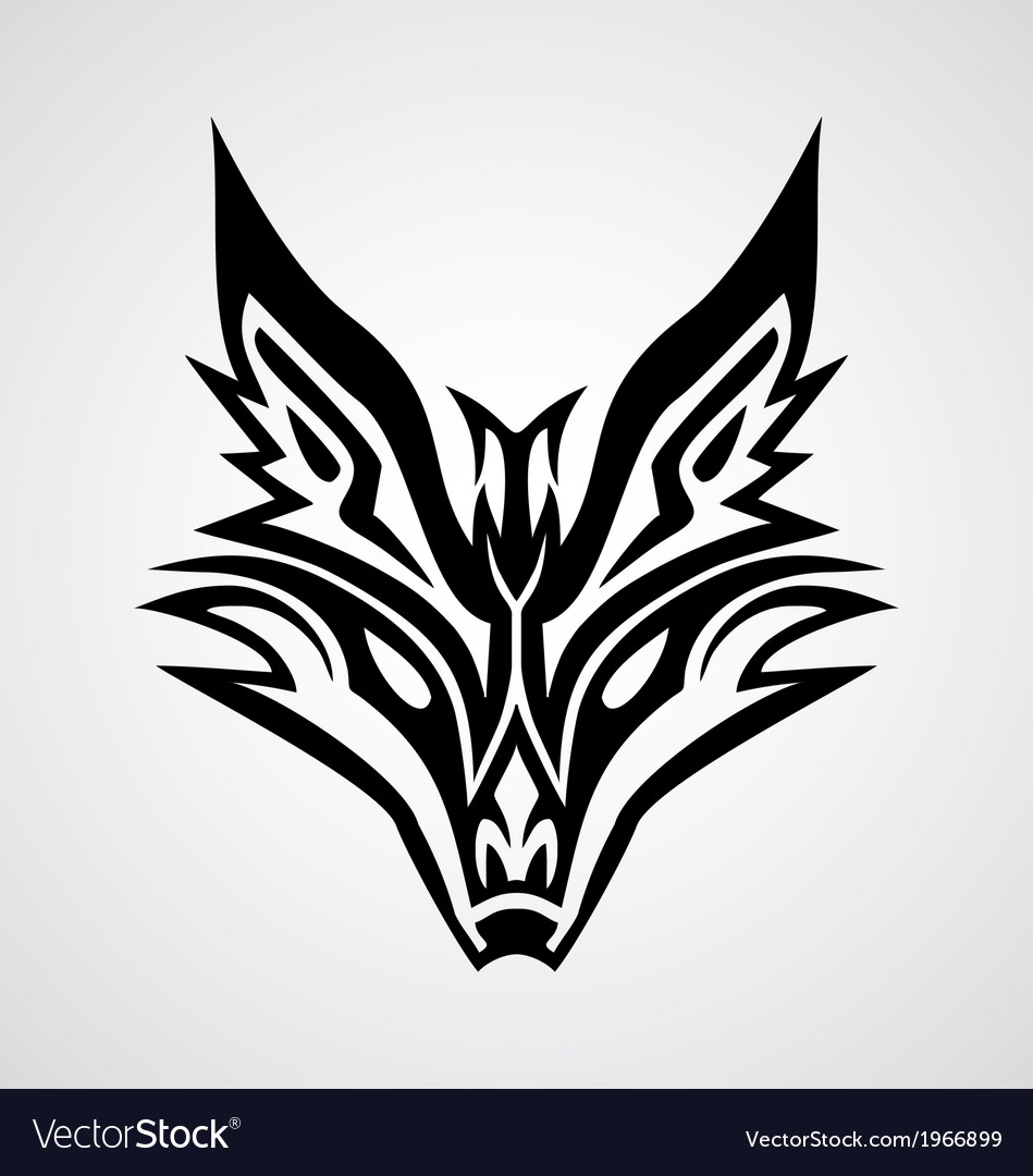 fox face vector