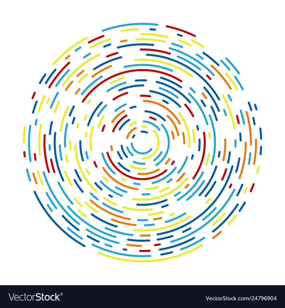 Abstract colorful circle background vector image Abstract colorful circle background