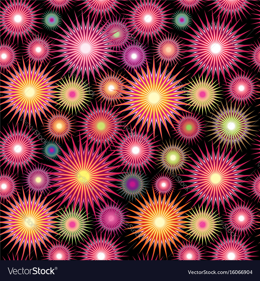 Abstract pattern firework spot background