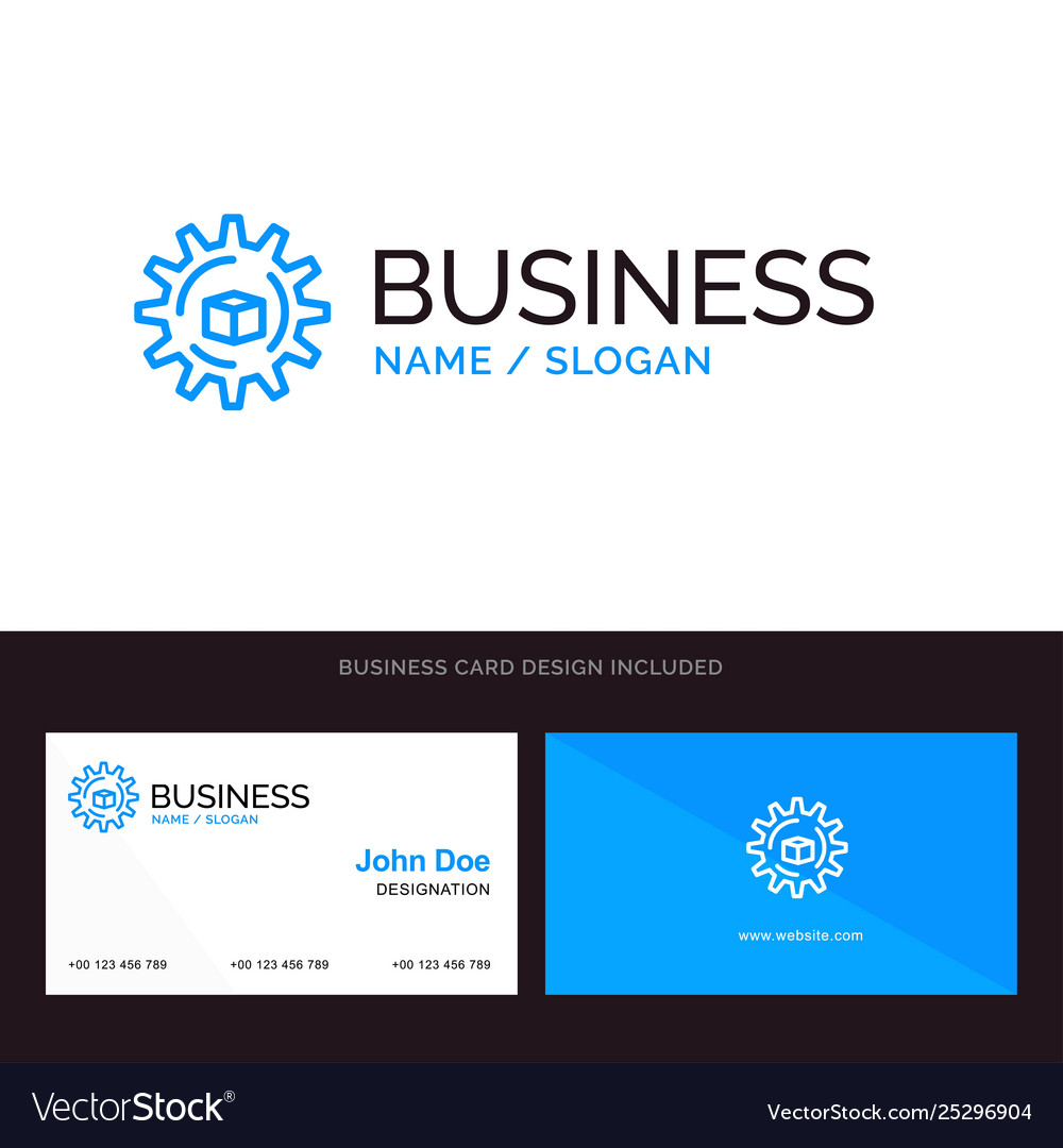 Automated data solution science blue business Vector Image Automated data solution science blue business