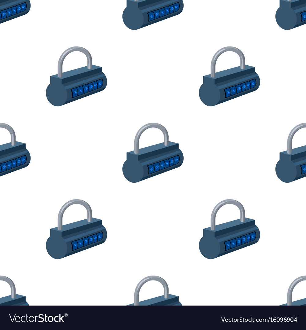 Computer password icon in cartoon style isolated