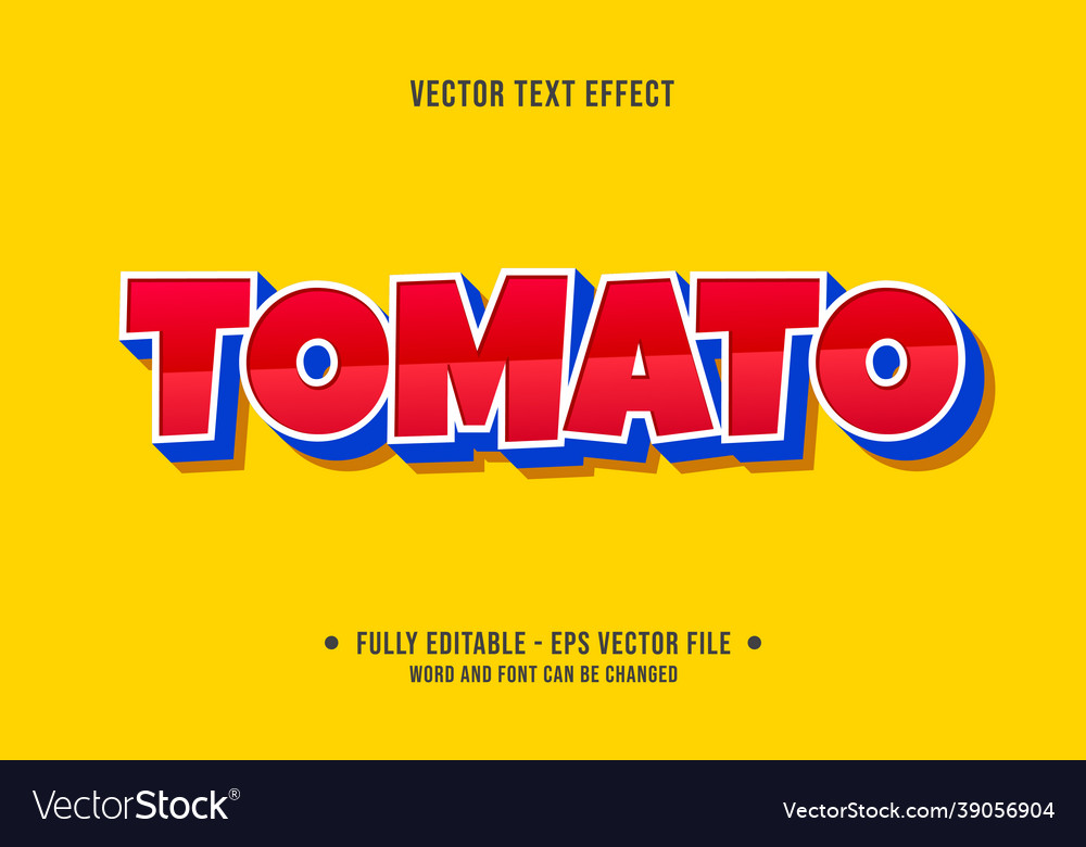 Editable text effect gradient style for digital Vector Image Editable text effect gradient style for digital