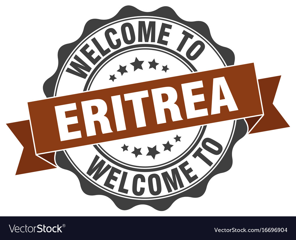 Eritrea round ribbon seal