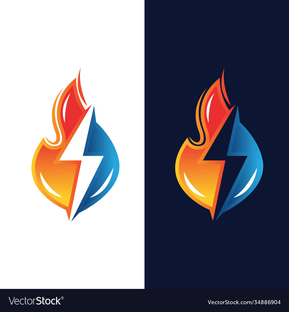 Flame & Lightning Icon