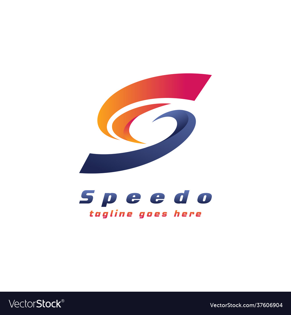 Initial letter s with modern style and sharp Vector Image Initial letter s with modern style and sharp
