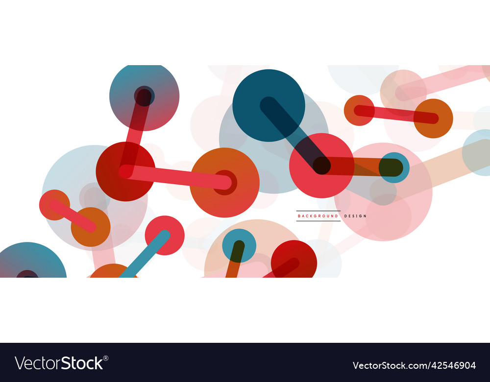 Line points connections geometric abstract vector image Line points connections geometric abstract