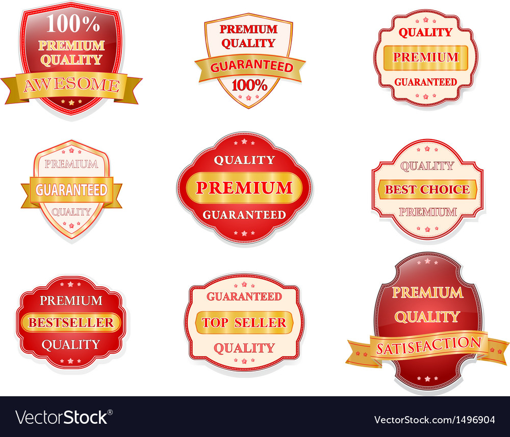 Premium Badge Set - Awards & Seals
