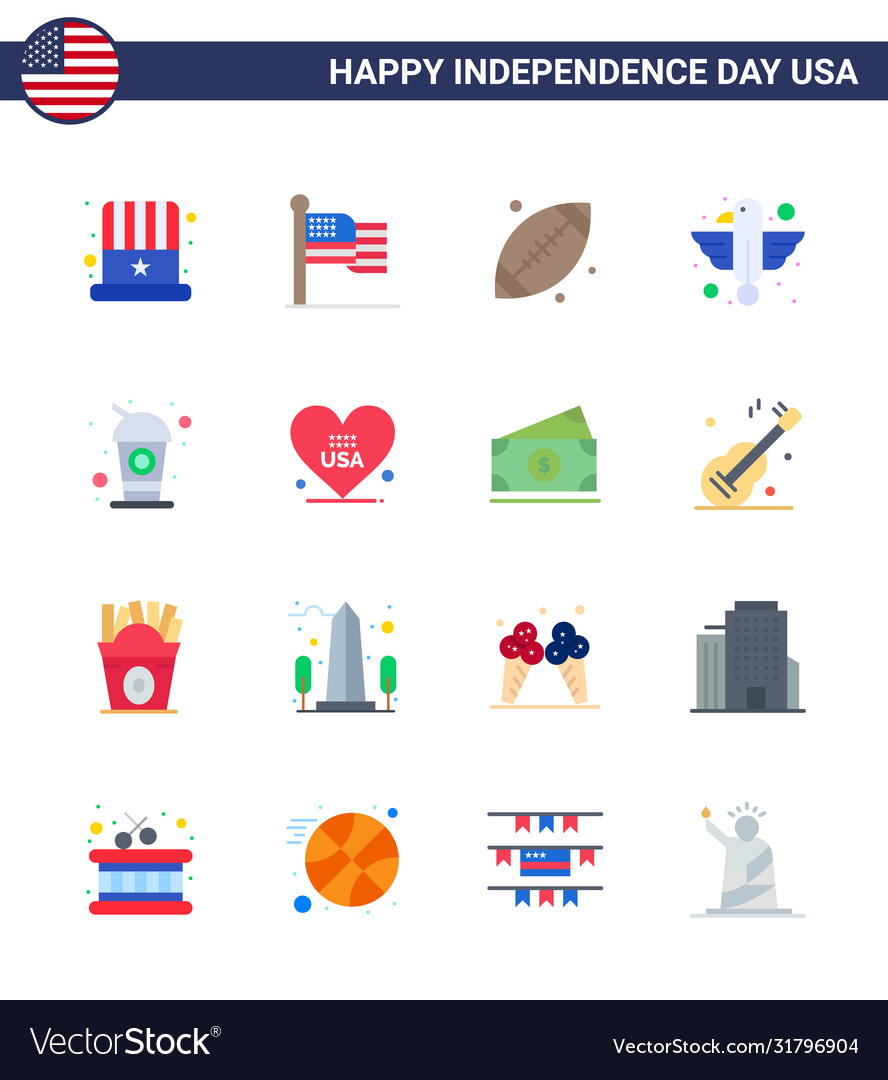 Stock icon pack american 16 line signs