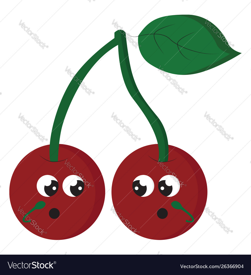 Surprised cherries or color