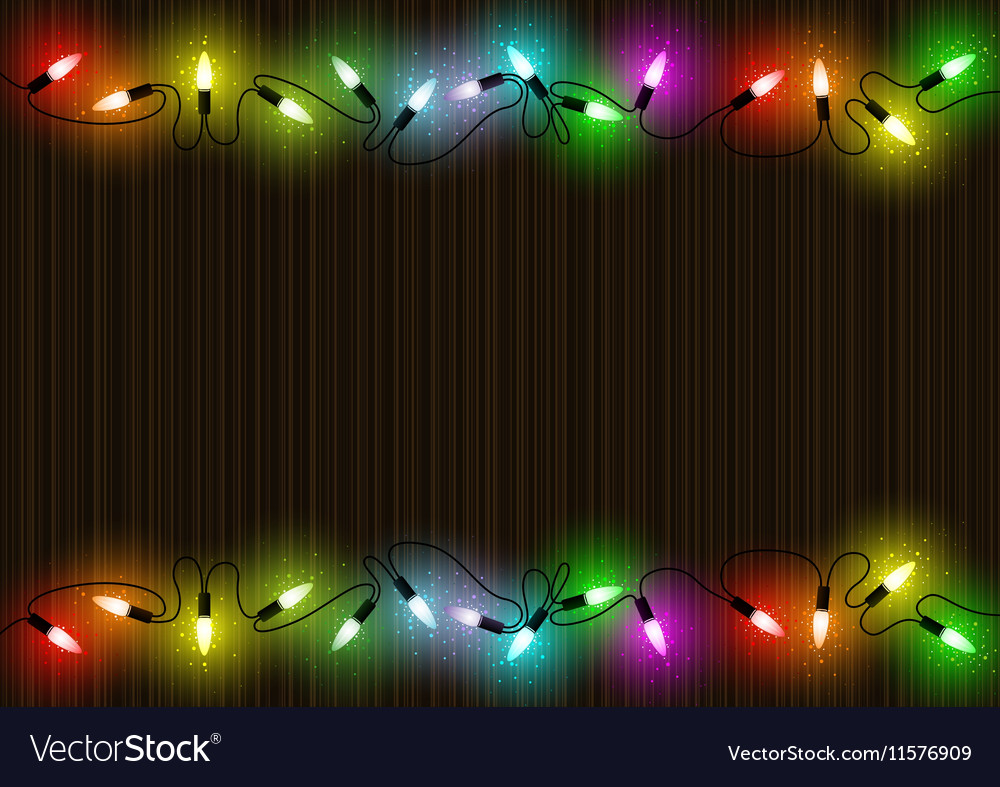 colored christmas lights