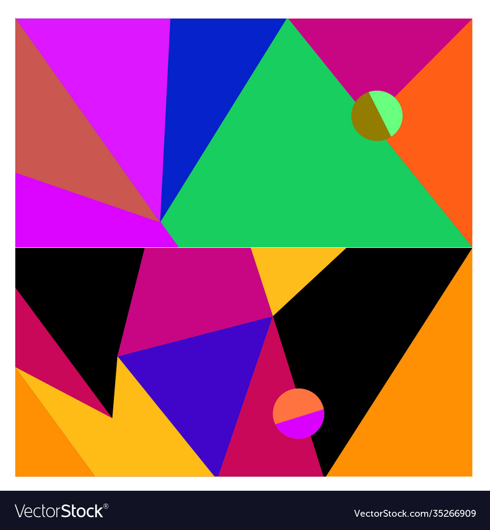Colorful geometric and curve background pattern Vector Image Colorful geometric and curve background pattern