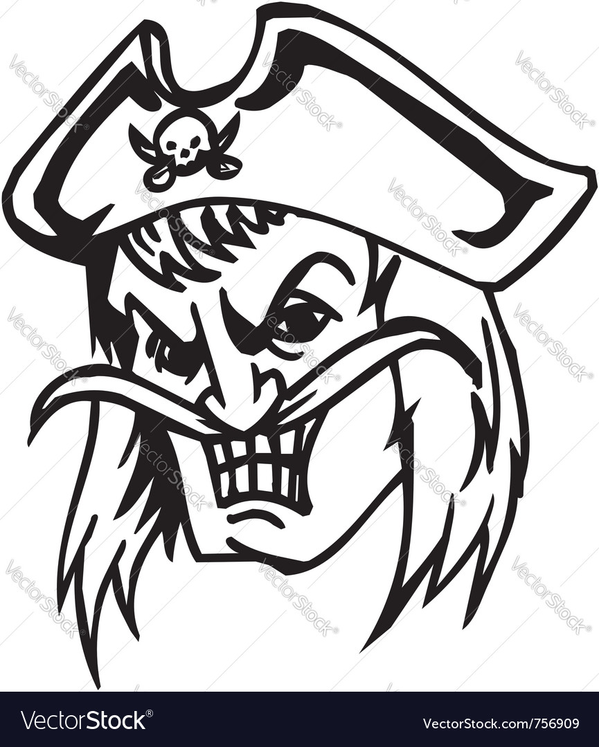 Creepy Pirate Skull Halloween
