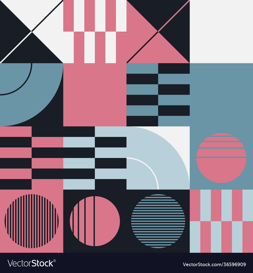 Digital design abstract pattern vector image Digital design abstract pattern