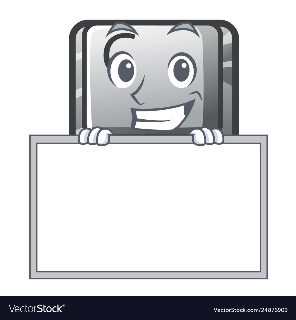 Grinning with board button c on a keyboard Vector Image Grinning with board button c on a keyboard