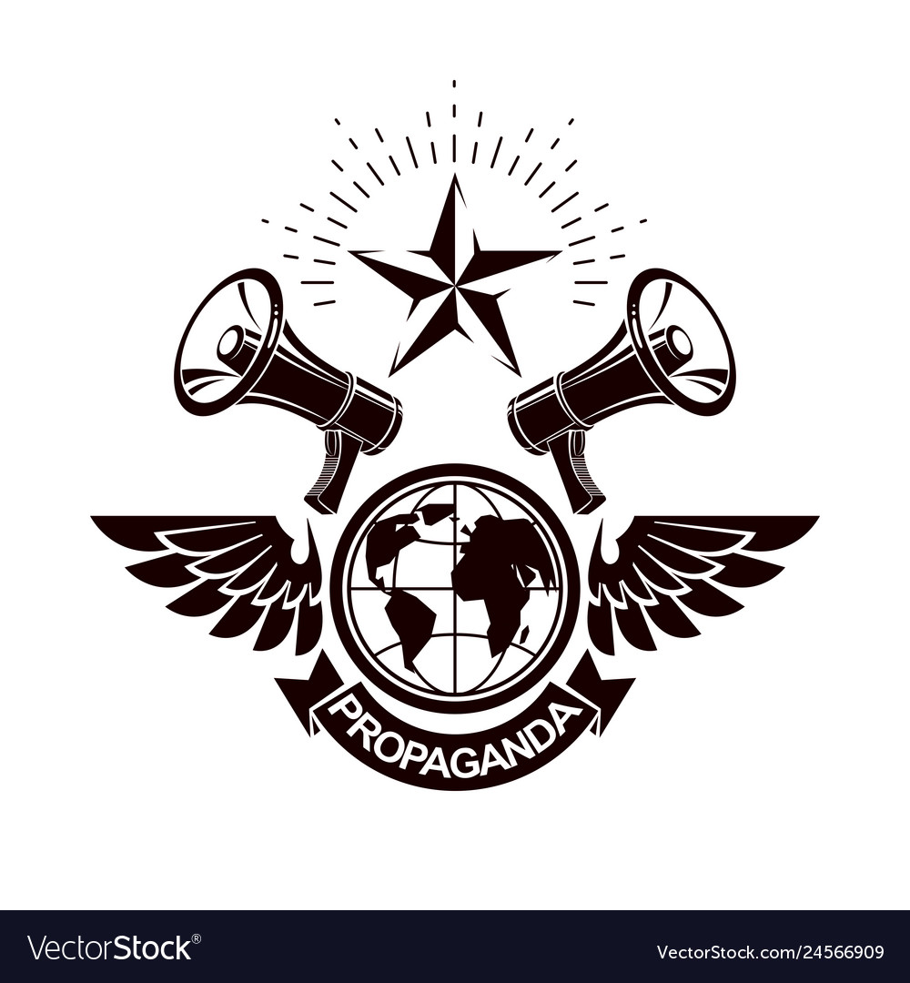 Simple emblem created using earth planet composed vector image Simple emblem created using earth planet composed