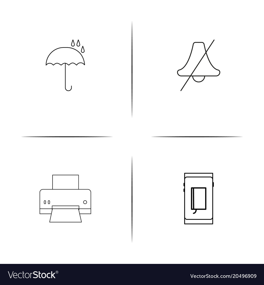 Web und Text einfache lineare Symbole gesetzt umrissen