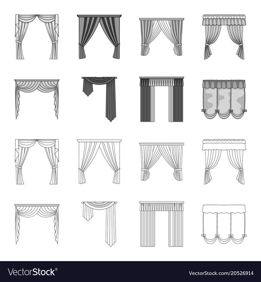 Different types of window curtainscurtains set