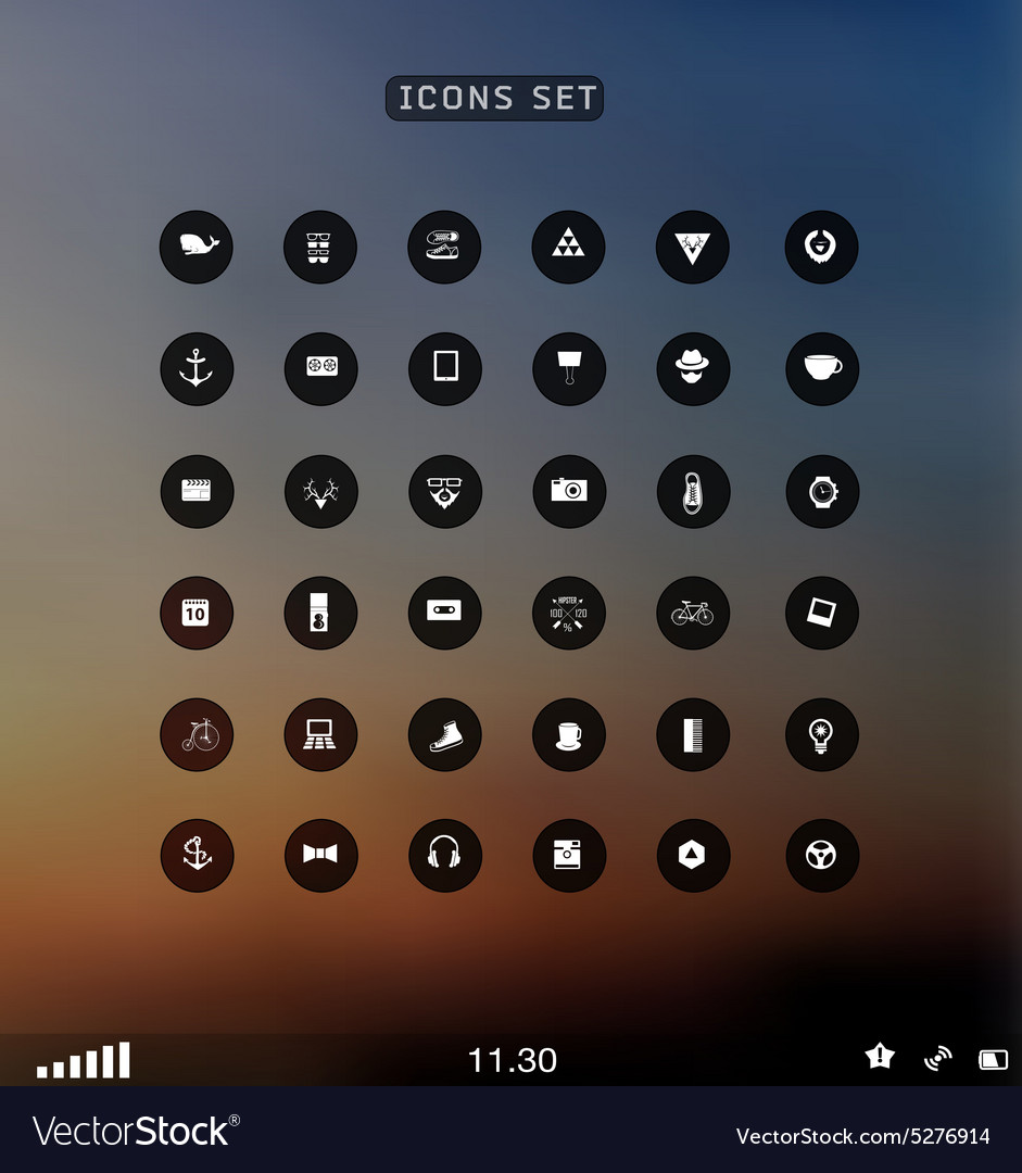 Set of web icons