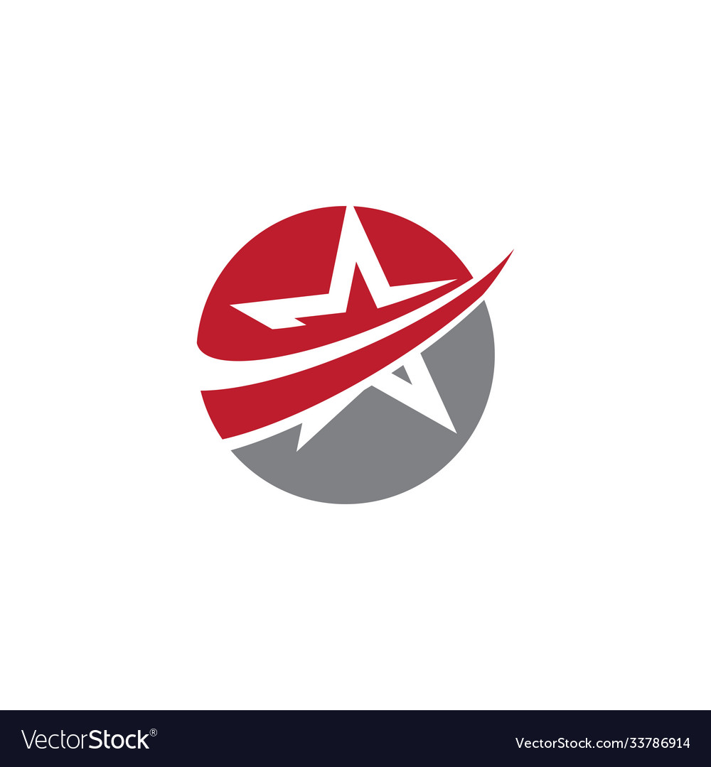 Star logo template icon