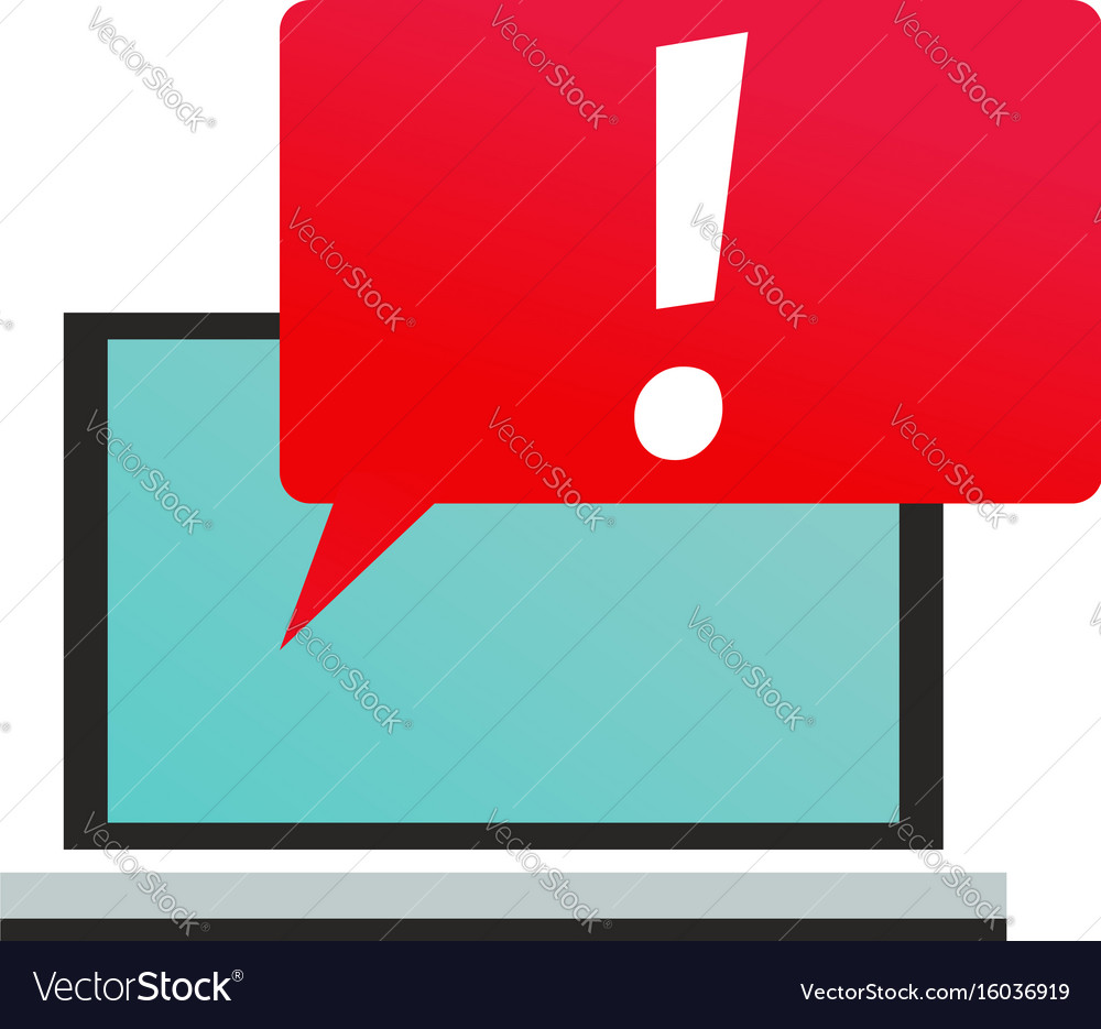 A computer with virus