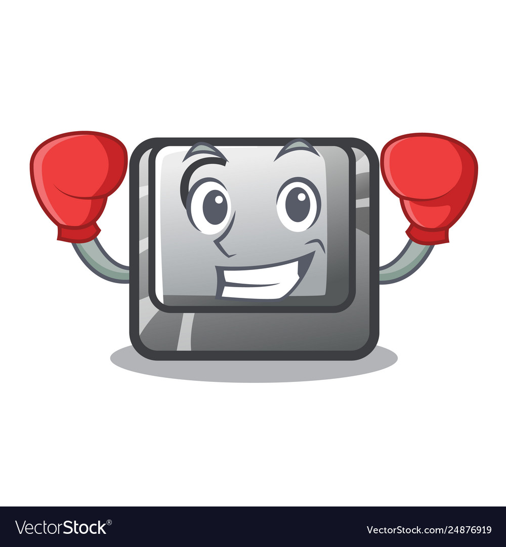 Boxing button c on a keyboard character Vector Image Boxing button c on a keyboard character