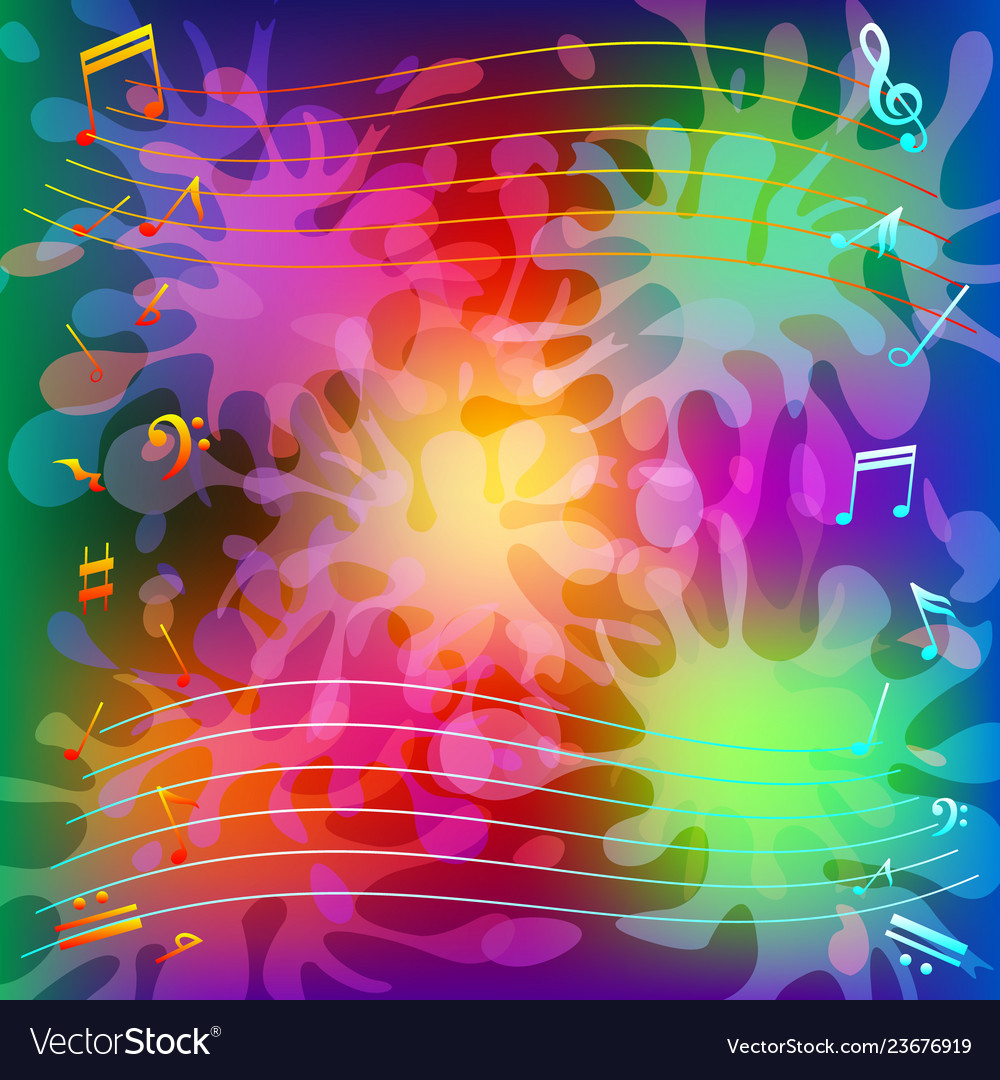 Colorful Musical Blots