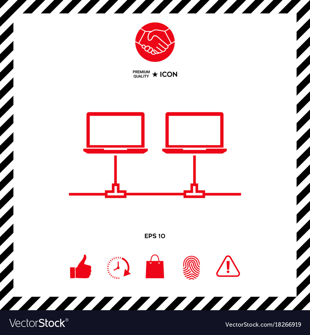 Computer network icon