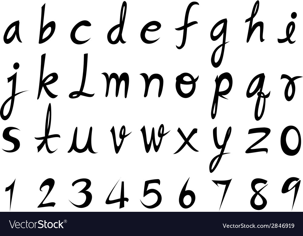 lowercase-font-royalty-free-vector-image-vectorstock