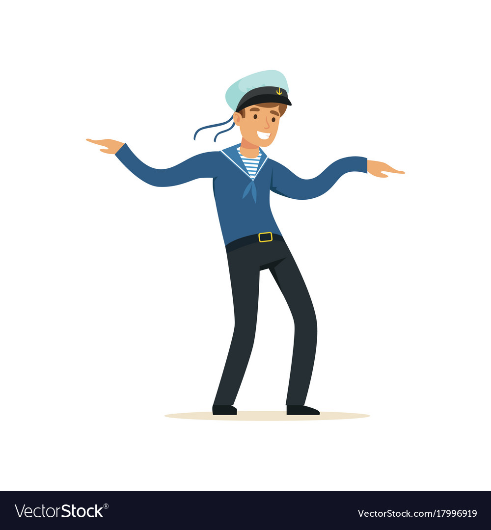 Smiling Sailor Character
