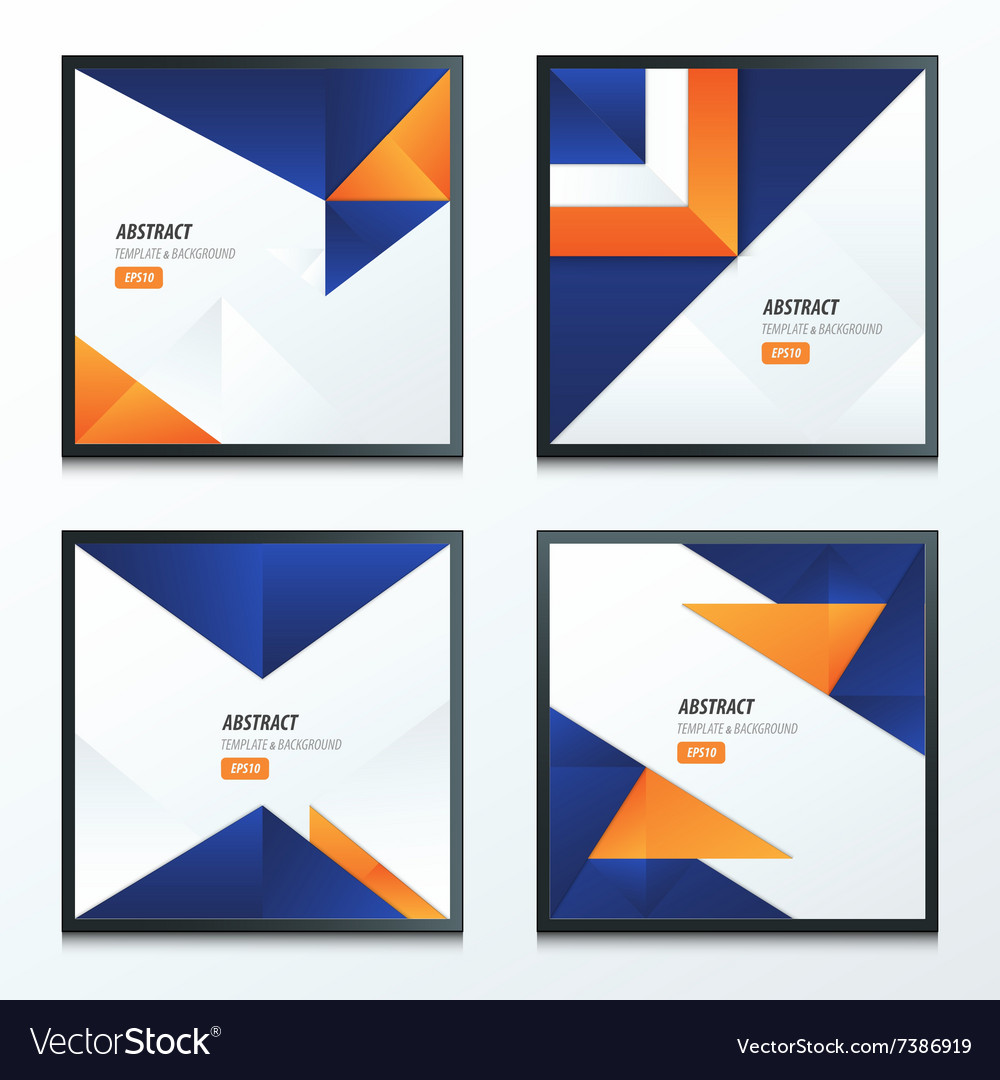 Striped triangle template design