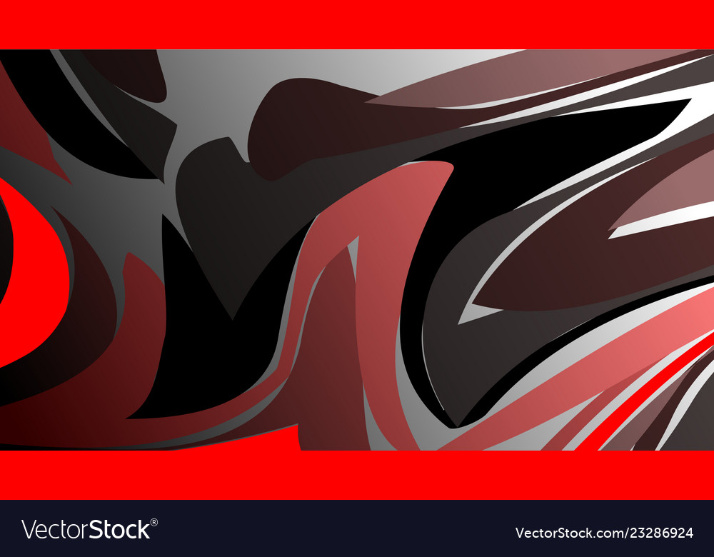 Abstract colorful background with red style wave vector image Abstract colorful background with red style wave