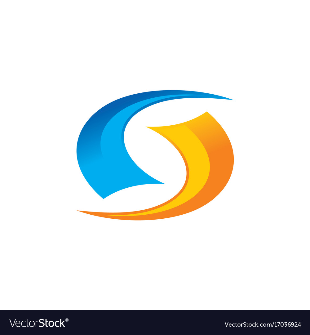 Circle technology loop abstract logo