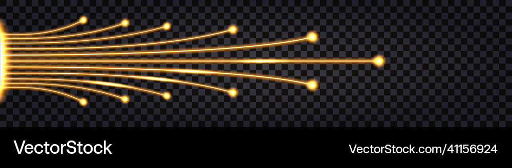 Fiber optic cable wires network communication Vector Image