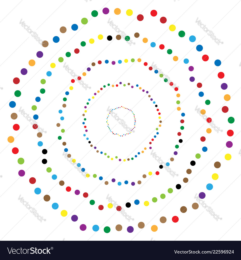 Random circles dots abstract element circular Vector Image Random circles dots abstract element circular