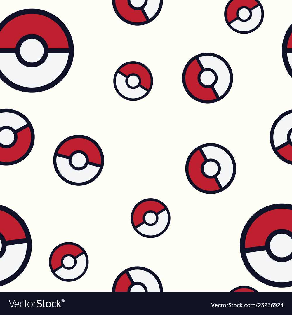 Pokeball Vector Icon Isolated on Transparent Background, Pokeball