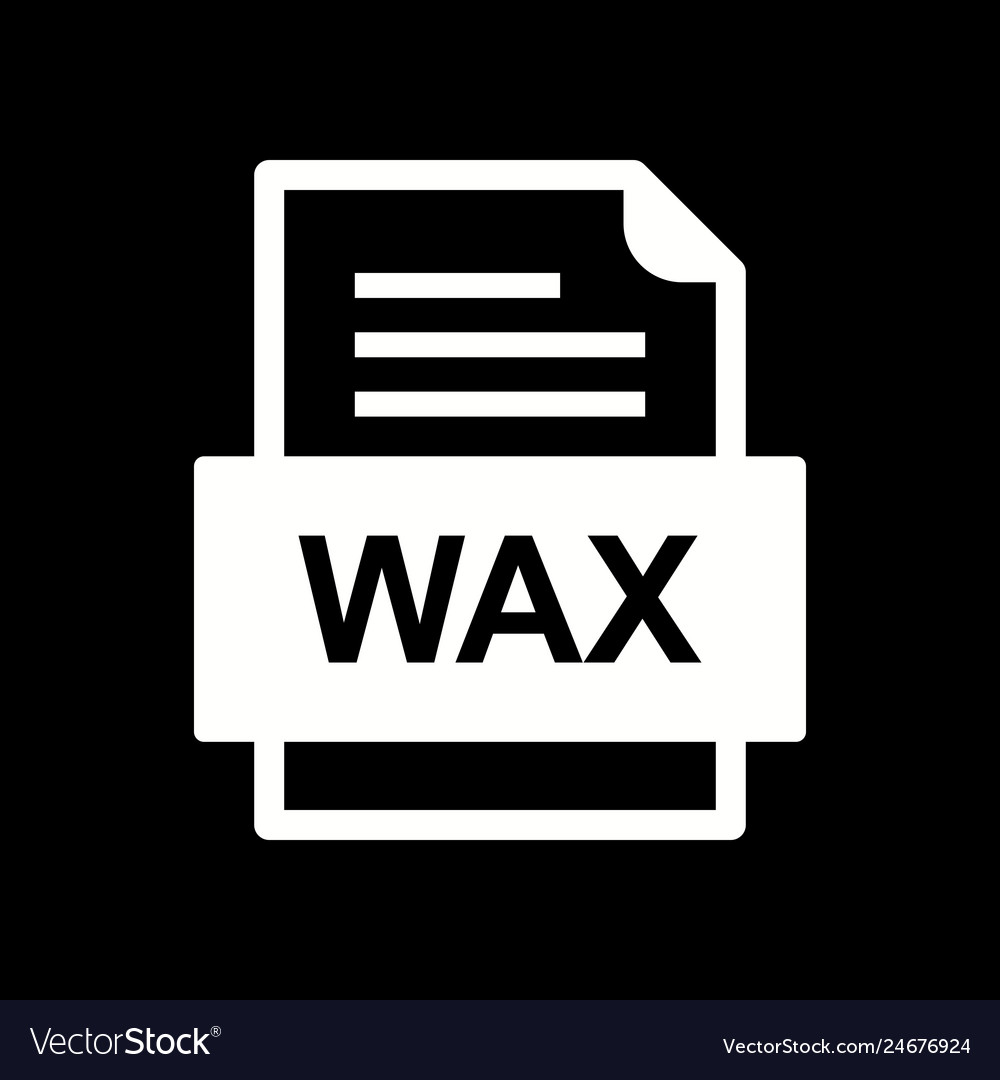 Wax file document icon