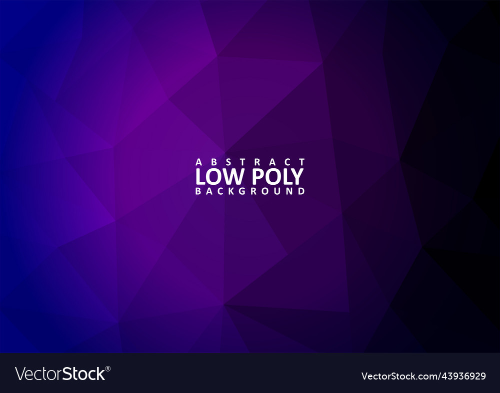 Abstract low poly background with triangle shapes Vector Image Abstract low poly background with triangle shapes