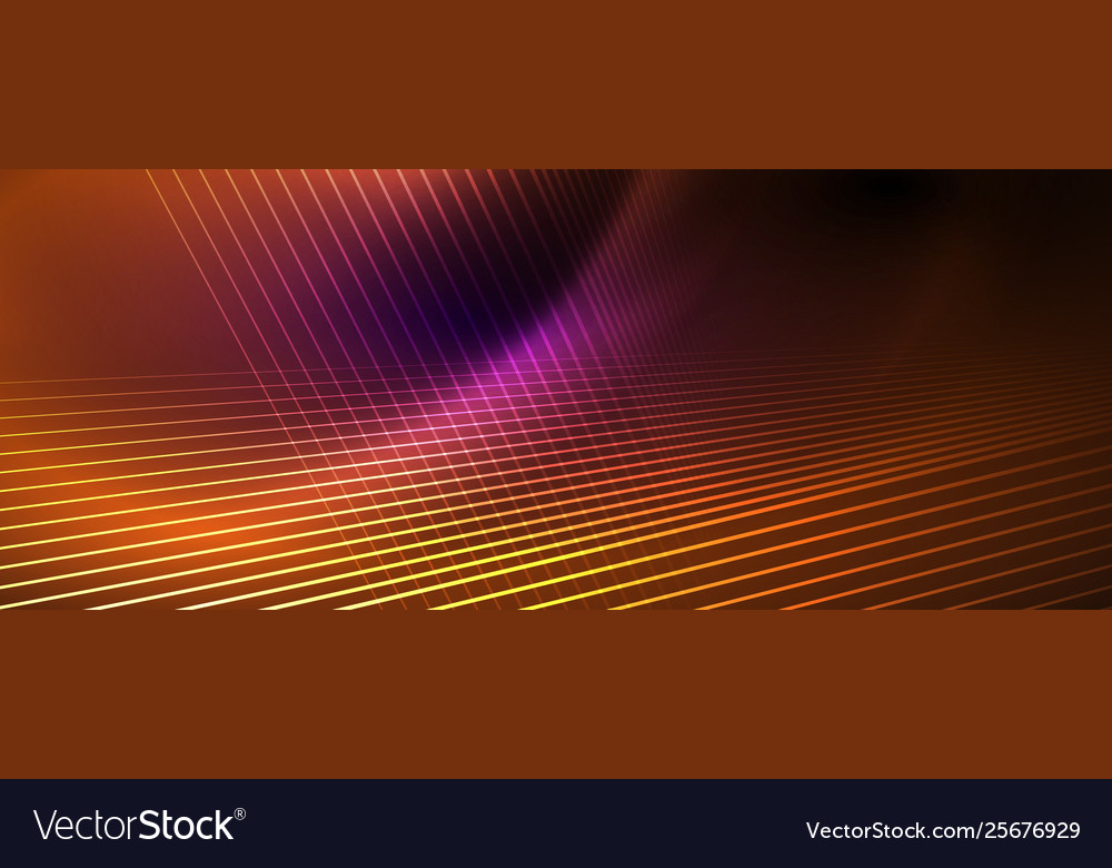 Color light with lines outer space background vector image Color light with lines outer space background