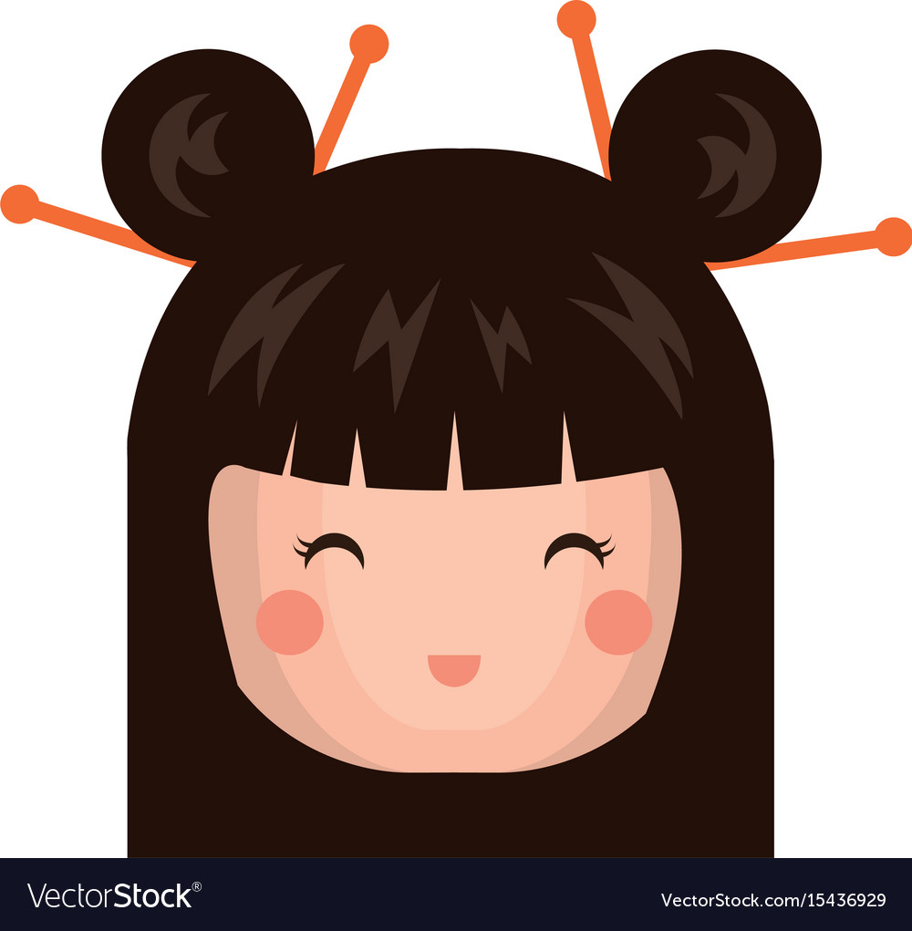 japanese doll head