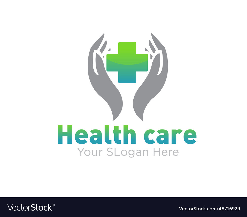 Health care logo designs simple for medical Vector Image