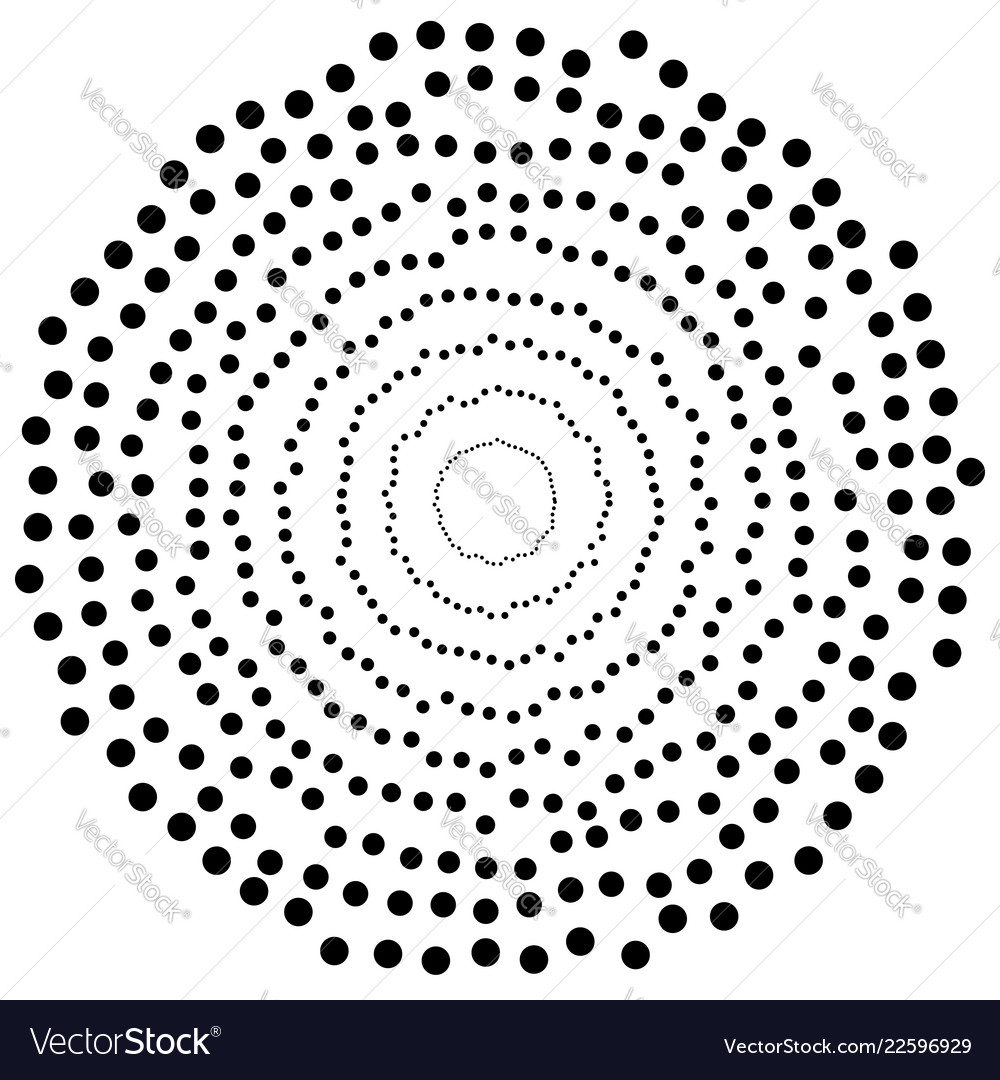 Random circles dots abstract element circular Vector Image Random circles dots abstract element circular