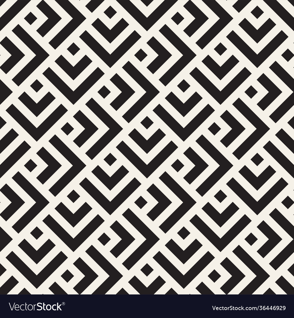 Seamless pattern repeating geometric lines vector image Seamless pattern repeating geometric lines
